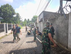 Sinergi TNI dan Warga Depok Wujudkan Pembangunan Lewat TMMD Ke-124