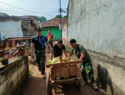 TMMD Ke 124 Kodim 0508 Depok di Kelurahan Harjamukti Bukti TNI Peduli