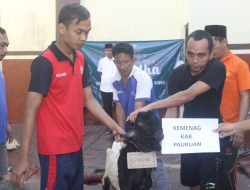 Peringati Idul Adha, Rutan Bangil Sembelih 14 Ekor Kambing Qurban Idul Adha 1446 H