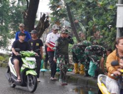 Antisipasi Banjir Musim Hujan, Kodim Depok Bersihkan Saluran Air di Kelurahan Mampang