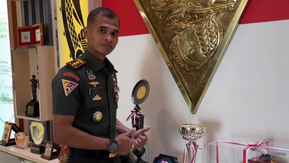 Komandan Batalyon Kavaleri 6Naga Karimata, Letkol Kav Yudhi Agus Setiyanto, S.Sos raih Juara I Lomba Karya Cipta Teknologi dan Karya Tulis Ilmiah TNI Angkatan Darat Tahun 2025. (Dok. Istimewa)