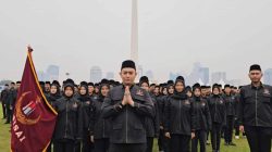 Presiden Prabowo Apresiasi Batalyon Perisai Syarikat Islam di Momen HUT Bhayangkara ke-79