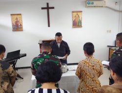Ibadah Rutin Subdisbinrohprot Disbintalad: Percaya kepada Tuhan Kunci Kesuksesan dalam Tugas