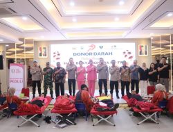 Dalam Rangka HUT Bhayangkara ke-79 Kapolres Tangsel Laksanakan Bakti Sosial dan Bakti Kesehatan serta meresmikan Pagar dan Gerbang Gapura Polsek Serpong