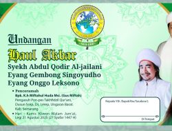Haul Akbar Syekh Abdul Qodir Al Jaelani di Karanggede Boyolali, Meriah dengan Pengajian dan Pentas Seni Budaya