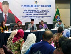Pembinaan di Kanwil BPN Provinsi Maluku Utara, Menteri Nusron: Tugas Saya sebagai Menteri adalah Memberikan Kepastian dan Harapan