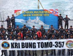 Satgas KRI Bung Tomo-357 Sukses Tuntaskan Sea Phase AMNEX 2025