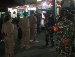 Ciptakan Kondisi Aman Koramil 03 Sukmajaya Kodim 0508 Depok Gelar Patroli Gabungan Mandiri