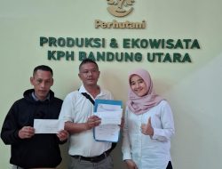 Perhutani KPH Bandung Utara Serahkan Dana Sharing Pemanfaatan Air kepada LMDH