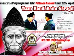 Tuan Rondahaim Saragih: Kisah Heroik Raja Simalungun yang Menginspirasi, Kini Jadi Pahlawan Nasional