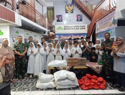 Kodim 0501/Jakarta Pusat Tetap Melaksanakan Kegiatan Cinta Anak Yatim Piatu