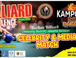 Turnamen Billiard SWI Hadirkan Aksi Galang Dana untuk Korban Bencana Sumatra