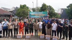 Karbak Bersih Sungai Cipinang di Depok, TNI–Polri dan Masyarakat Jaga Lingkungan Demi Kedaulatan Bangsa