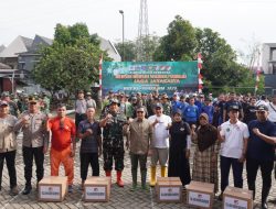 Karbak Bersih Sungai Cipinang di Depok, TNI–Polri dan Masyarakat Jaga Lingkungan Demi Kedaulatan Bangsa