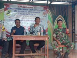 Kasatgas FRIC DPC Bogor Raya Hadiri Pemilihan Calon Ketua RW 016 di Bojong Gede
