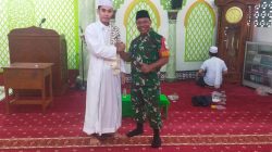 Babinsa 1 Kelurahan Baktijaya Hadiri Peringatan Isra Mi’raj di Masjid Jami Al Hidayah