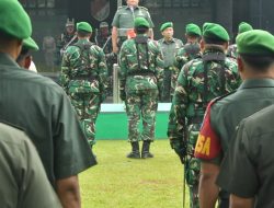 Kodim 0508/Depok Gelar Upacara 17-an, Kasdim Sampaikan Amanat Panglima TNI