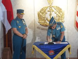 Aspers Kasal Tinjau Langsung Proses Penerimaan Prajurit TNI AL di Batam