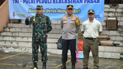 TNI–Polri Bersama Pemkot Depok Gelar Gerakan Indonesia Asri di Pasar Agung