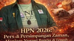 HPN 2026: Pers di Persimpangan Zaman, Menjaga Nurani Bangsa di Tengah Krisis Integritas