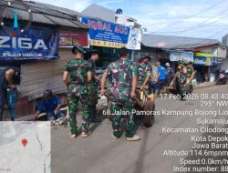 TMMD Ke-127 Bangun Drainase 200 Meter di Sukamaju