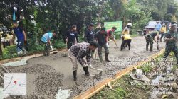 TMMD Ke-127 Kodim 0508/Depok Percepat Pengerasan Jalan GDC Gardenia, Capai 40 Persen