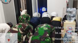 Hangatnya Kebersamaan, Satgas TMMD Kodim Depok Tarawih Bersama Warga