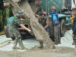 H+12 TMMD Ke-127, Pengerasan Jalan Gardenia Capai 57 Persen