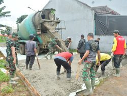 TMMD Ke-127 Depok: Pengerasan Jalan Gardenia Capai 69 Persen, Akses Warga Kian Mudah