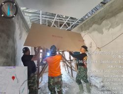 TMMD Depok Percepat Renovasi Rumah Tidak Layak Huni di H+15