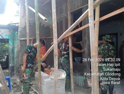 Renovasi Tiga RTLH TMMD Depok Capai Hingga 77 Persen