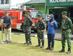 Kodim 0508/Depok Gelar Apel Pasukan dan Latihan Damkar, Perkuat Kesiapsiagaan Hadapi Bencana