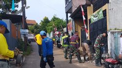 TMMD Ke-127 Depok Bangun Drainase 200 Meter, Progres 82 Persen