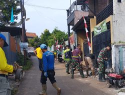 TMMD Ke-127 Depok Bangun Drainase 200 Meter, Progres 82 Persen