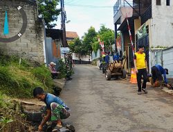 TMMD Ke-127 Depok Bangun Drainase 200 Meter di Bojong Lio, Progres Capai 89 Persen
