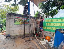 TMMD Kodim Depok Bangun Sumur Bor untuk Warga dan Rumah Ibadah