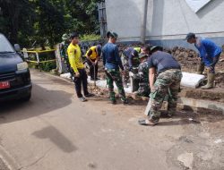 Drainase TMMD Depok di Bojong Lio Hampir Rampung