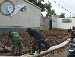 TMMD Ke-127 Kodim 0508/Depok Rampungkan Drainase 200 Meter di Cilodong
