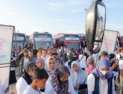 Mudik Aman Berbagi Harapan, PT Pelindo Sinergi Lokaseva Berangkatkan Peserta Mudik Bersama 2026