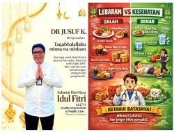 Pesan dr. Jusuf: Nikmati Lebaran, Tapi Jangan Abaikan Kesehatan