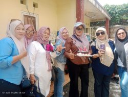 Penuh Kehangatan, Srikandi JA’PERS Generasi Biru Rayakan Milad Syarifah Ria di Ciomas Bogor