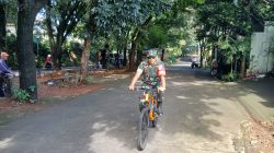 Koramil 03/Sukmajaya Patroli Bersepeda, Jaga Kebugaran Sekaligus Perkuat Keamanan Wilayah