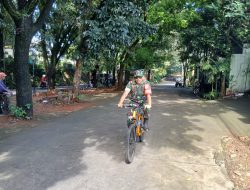 Koramil 03/Sukmajaya Patroli Bersepeda, Jaga Kebugaran Sekaligus Perkuat Keamanan Wilayah