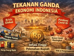 Tekanan Ganda Ekonomi Indonesia