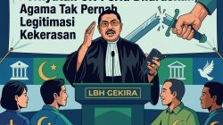 Ketua LBH Gekira: Pernyataan JK Perlu Diluruskan, Agama Tak Pernah Legitimasi Kekerasan