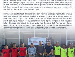 Rutan Tanjung Pura Meriahkan HBP ke-62 dengan Pekan Olahraga Warga Binaan