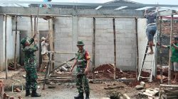 Renovasi MCK Panti Asuhan Karena Doa Mulai Tampak, Wujud Kepedulian TNI di Sawangan Depok