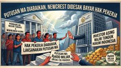 Putusan MA Diabaikan, Newcrest Didesak Bayar Rp600 Miliar Hak Pekerja
