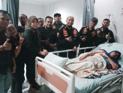 Usai Rapat Bulanan, Ketua Farhan. SH Ajak Pengurus BPPKB Banten Tanah Sareal Besuk Orang Tua Anggota di RSUD Marzuki Mahdi