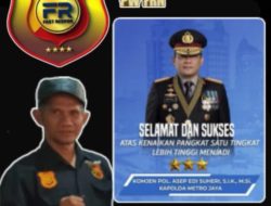 Ketum PW Fast Respon Nusantara Jawa Barat, Apresiasi Kenaikan Pangkat Komjen Pol, Asep Edi Suheri: Pimpinan Humanis dan Mitra Strategis Media